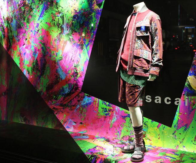 伊勢丹メンズ ウィンドウディスプレイ「パワー・オブ・アート」