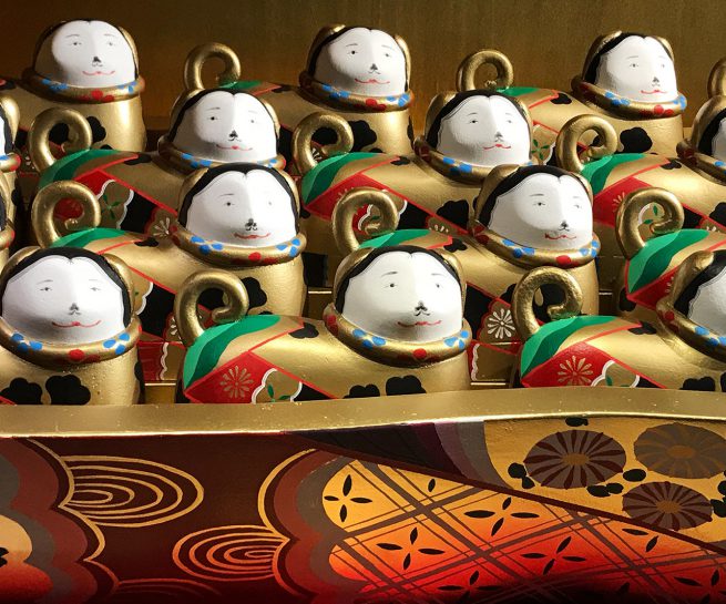 日本橋三越 ウィンドウディスプレイ 「2018新春祭」