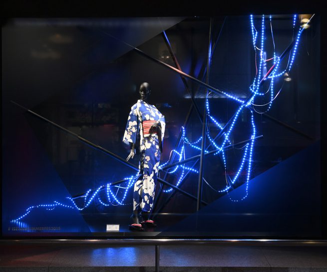 伊勢丹 ウィンドウディスプレイ 「イセタン サマーフェス 2018」