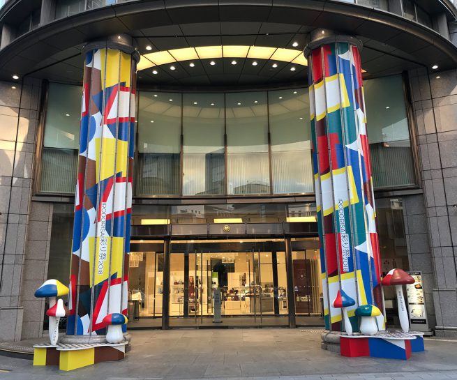 日本橋三越 ディスプレイ 「2018彩り祭」