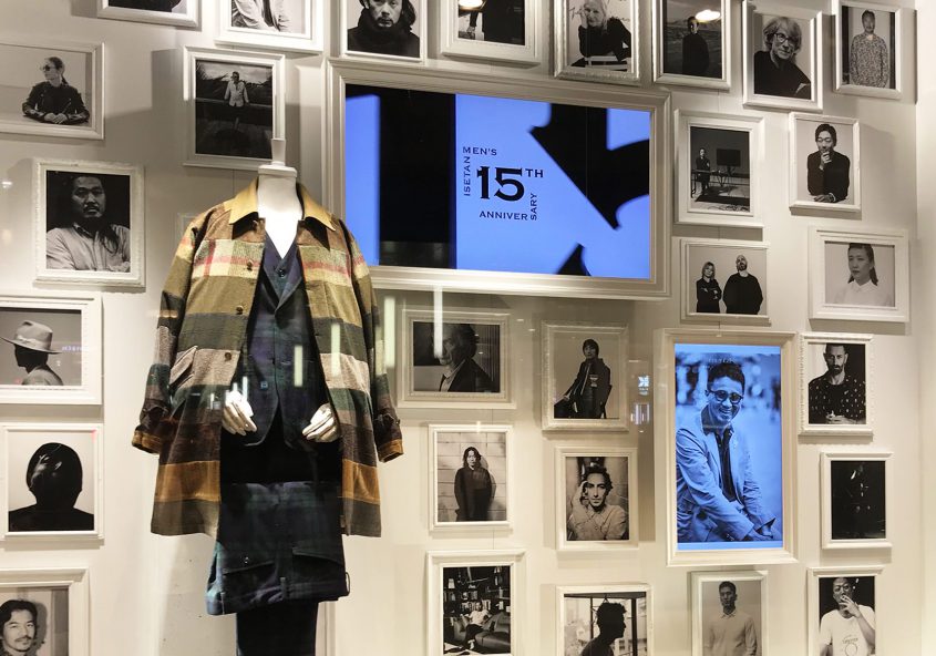 伊勢丹メンズ ウィンドウディスプレイ 「15th Anniversary」