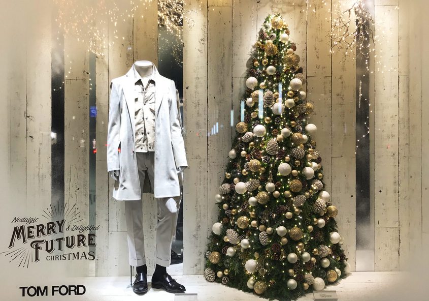 伊勢丹メンズ ウィンドウディスプレイ 「クリスマス2018」