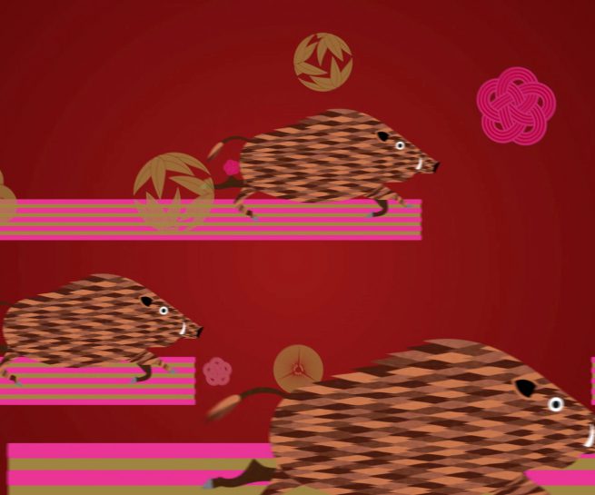 銀座三越 ディスプレイ 「2019新春」