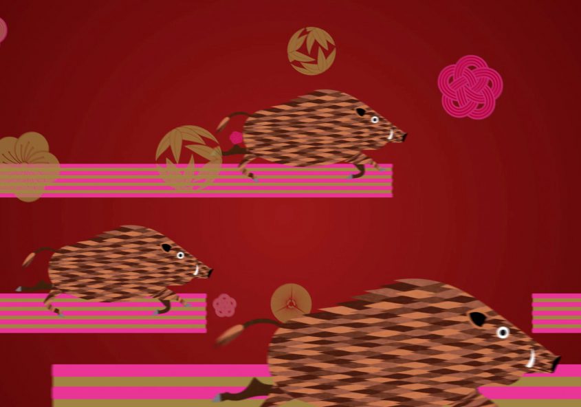 銀座三越 ディスプレイ 「2019新春」