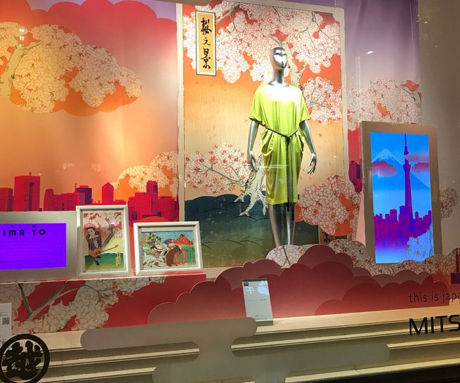 日本橋三越 ウィンドウディスプレイ 「2018ジャパンセンスィズ」