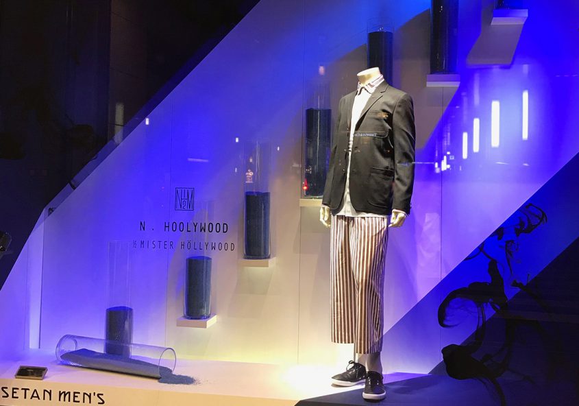 伊勢丹メンズ ウィンドウディスプレイ 「センス・オブ・アメニティ」