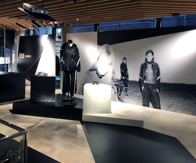 オニツカタイガー ディスプレイ「Onitsuka Tiger x CHRISTIAN DADA」