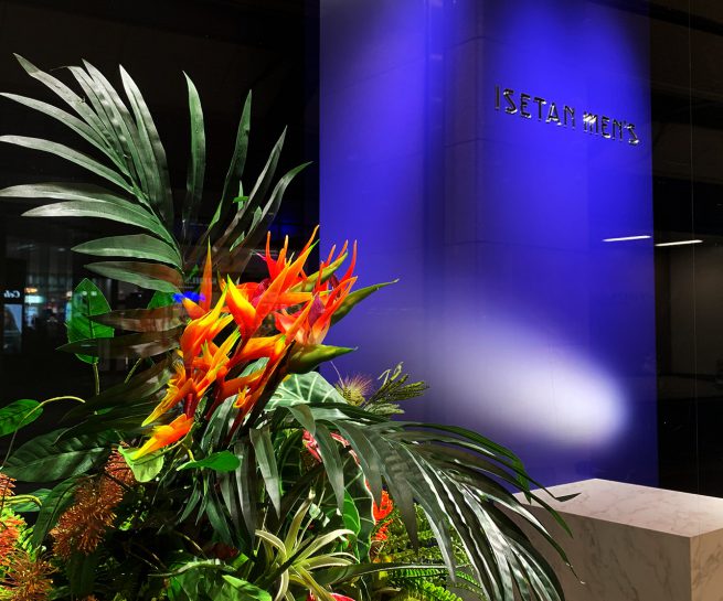 伊勢丹メンズ ウィンドウディスプレイ 「Tokonoma」