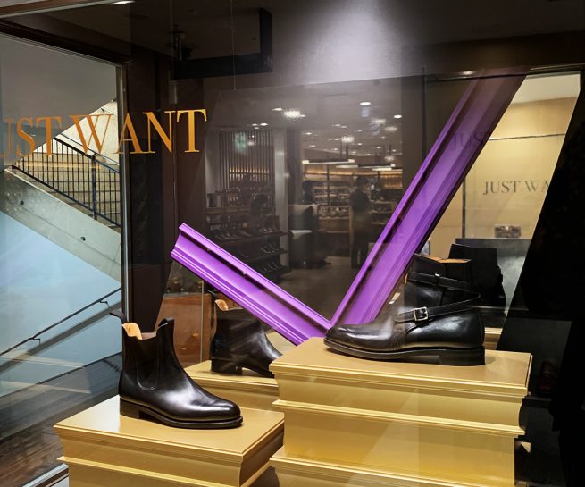 伊勢丹メンズ ディスプレイデザイン「Just Want」