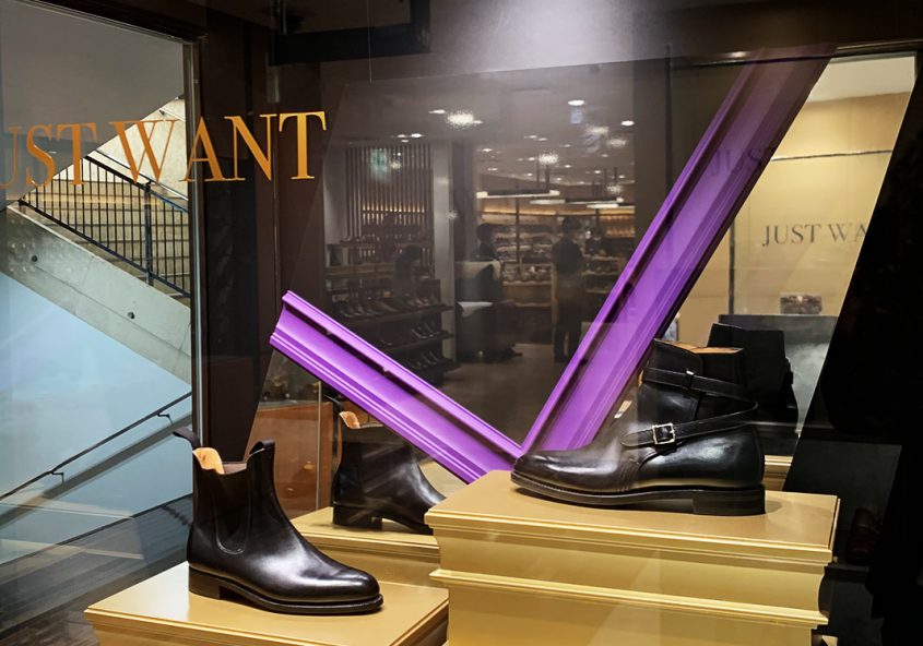 伊勢丹メンズ ディスプレイデザイン「Just Want」