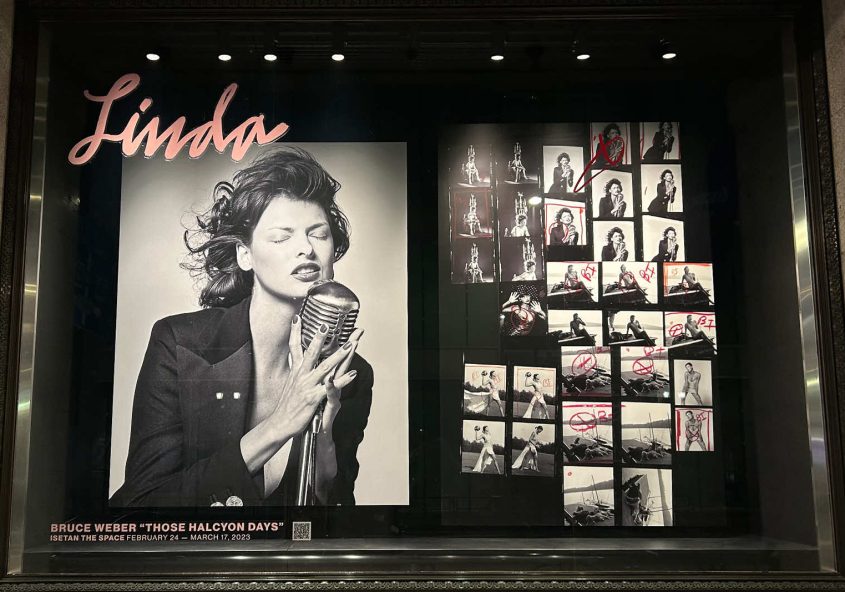 伊勢丹 ウィンドウディスプレイ「Bruce Weber “Those Halcyon Days”」