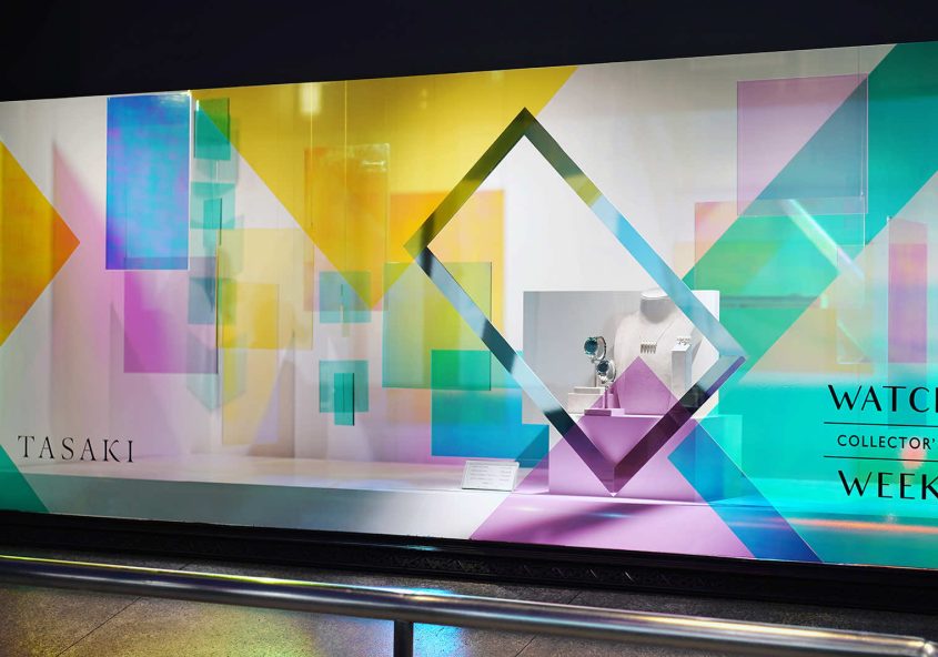 伊勢丹 ウィンドウディスプレイ 「ウォッチ コレクターズ ウィーク」