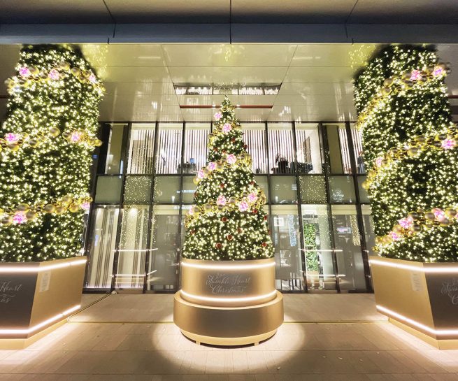 銀座三越クリスマスツリー 「Twinkle Heart Christmas」