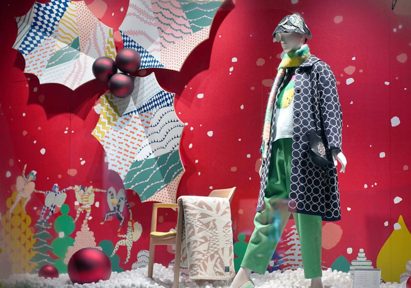 伊勢丹 ウィンドウディスプレイ 「2023 クリスマス 」