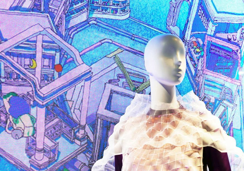 伊勢丹 ウィンドウディスプレイ「 FUTURE FASHION EXPO」