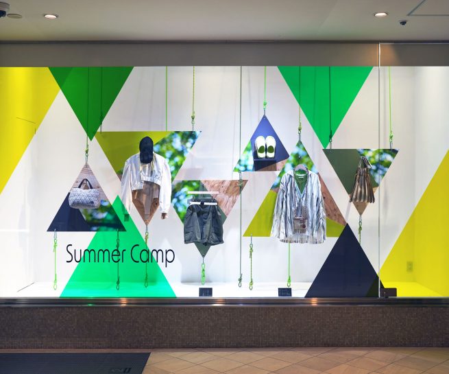 ルミネ ウィンドウディスプレイ「Summer Camp」