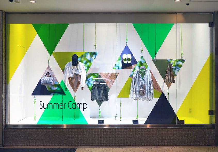 ルミネ ウィンドウディスプレイ「Summer Camp」