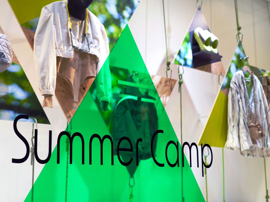 ルミネ ウィンドウディスプレイ「Summer Camp」