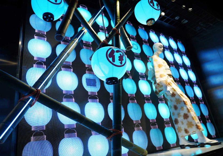 伊勢丹 ウィンドウディスプレイ「Shinjuku Matsuri」