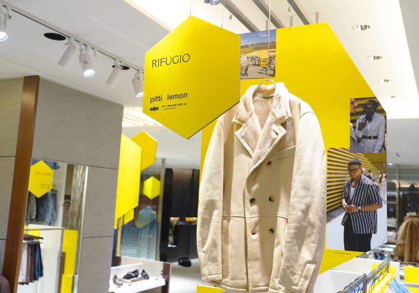 伊勢丹メンズ ディスプレイ「Pitty Immagine Uomo at Isetan Men’s」