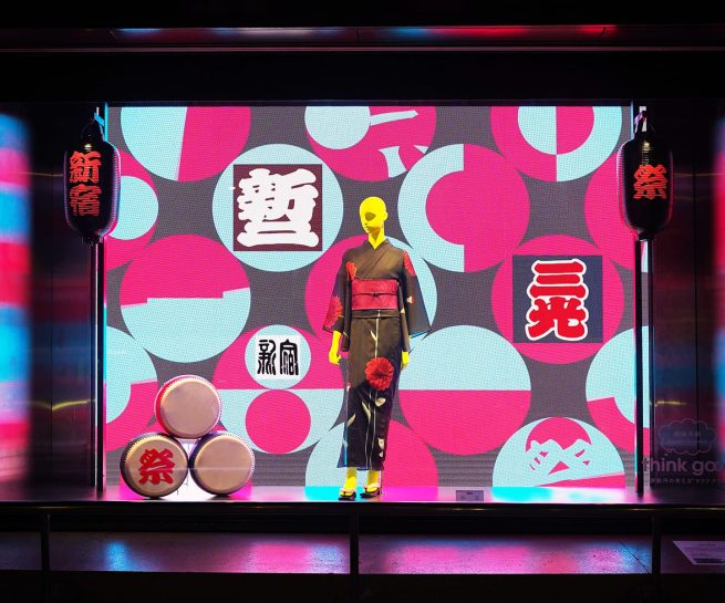 伊勢丹 ウィンドウディスプレイ「Shinjuku Matsuri 2025」