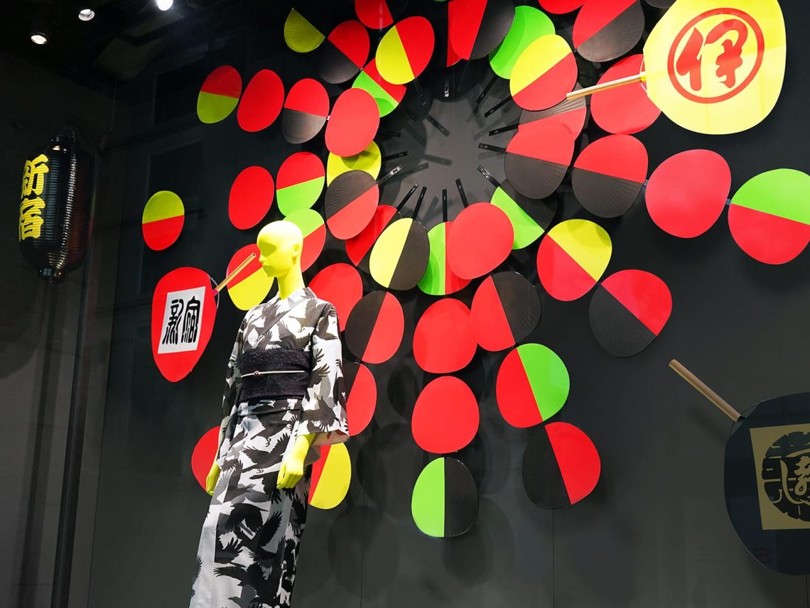 伊勢丹 ウィンドウディスプレイ「Shinjuku Matsuri 2025」