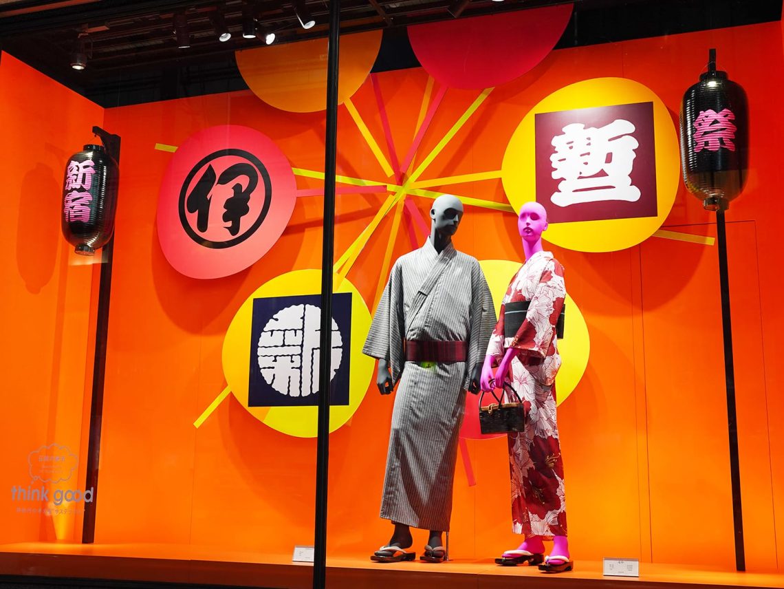 伊勢丹 ウィンドウディスプレイ「Shinjuku Matsuri 2025」